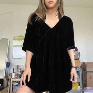 NWT Free People Ivy Velvet Mini Dress